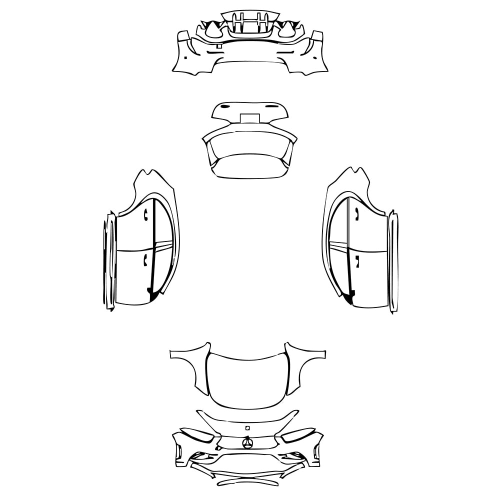 Pre-Cut PPF Mercedes-Benz A Class Hatchback AMG A 35 2020 - PPF-Kits