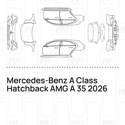 Voorgesneden PPF Mercedes-Benz A Class Hatchback AMG A 35 2026