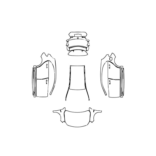 Pre-Cut PPF Mercedes-Benz A Class Hatchback AMG A 45 2014 - PPF-Kits