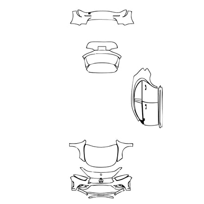 Pre-Cut PPF Mercedes-Benz A Class Hatchback AMG Line 2020 - PPF-Kits
