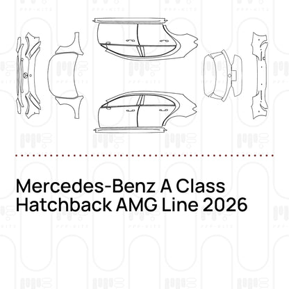 Voorgesneden PPF Mercedes-Benz A Class Hatchback AMG Line 2026