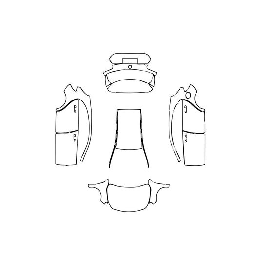 Pre-Cut PPF Mercedes-Benz A Class Hatchback Base 2016 - PPF-Kits