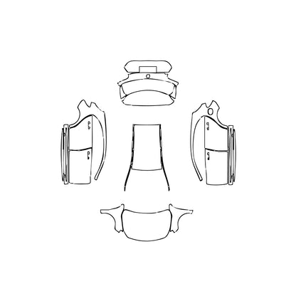 Pre-Cut PPF Mercedes-Benz A Class Hatchback Sport 2014 - PPF-Kits