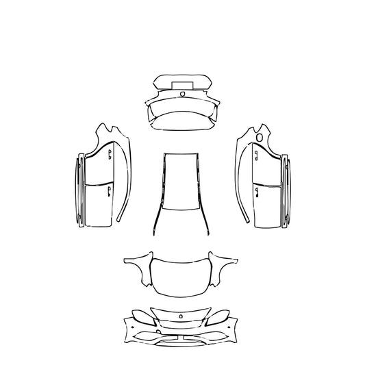 Pre-Cut PPF Mercedes-Benz A Class Hatchback Sport 2017 - PPF-Kits