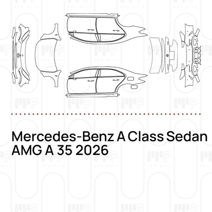 Voorgesneden PPF Mercedes-Benz A Class Sedan AMG A 35 2026