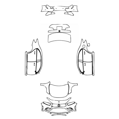 Pre-Cut PPF Mercedes-Benz A Class Sedan AMG Line Standard Wheelbase 2020 - PPF-Kits