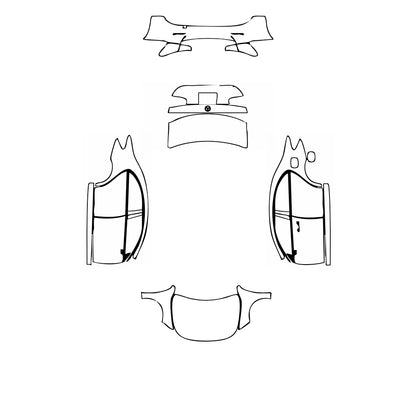 Pre-Cut PPF Mercedes-Benz A Class Sedan Base Standard Wheelbase 2024 - PPF-Kits