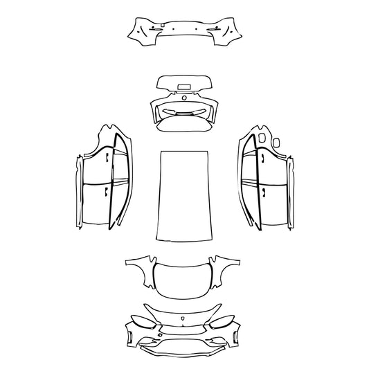 Pre-Cut PPF Mercedes-Benz B Class AMG Line 2022 - PPF-Kits