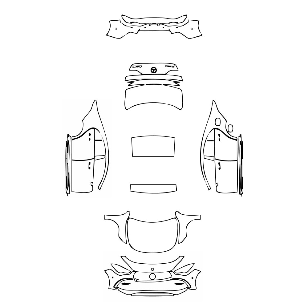 Pre-Cut PPF Mercedes-Benz CLA Coupe AMG CLA 35 2025 - PPF-Kits