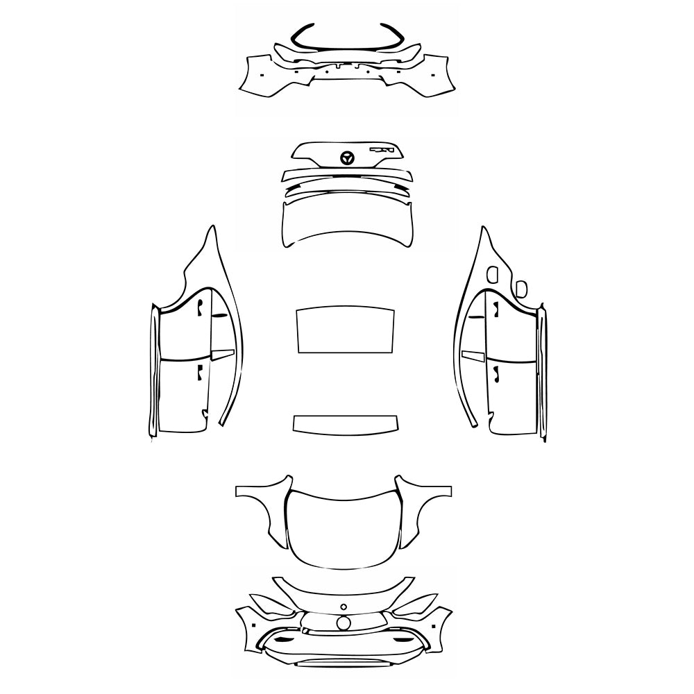 Pre-Cut PPF Mercedes-Benz CLA Coupe AMG Line 2024 - PPF-Kits