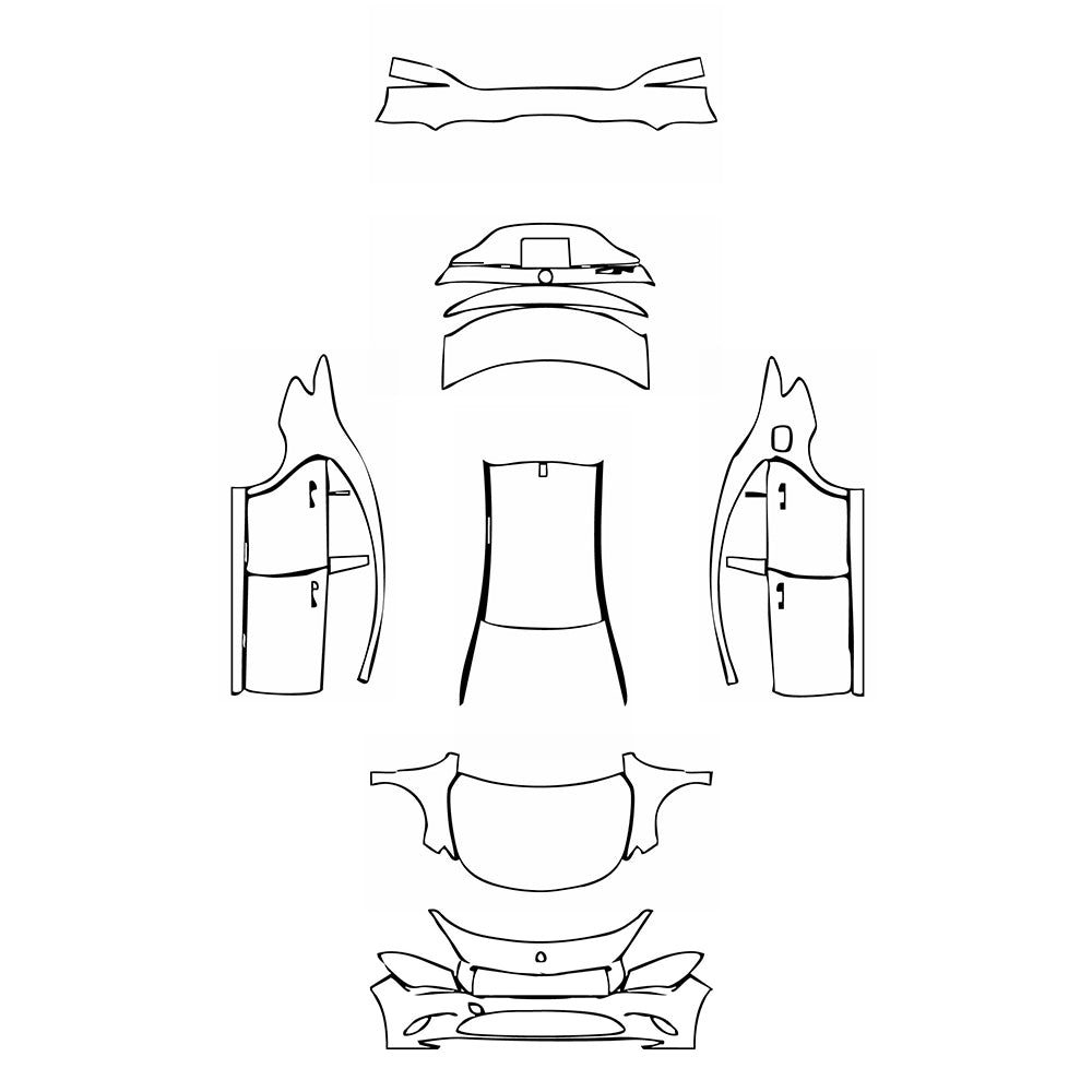 Pre-Cut PPF Mercedes-Benz CLA Coupe Base 2018 - PPF-Kits