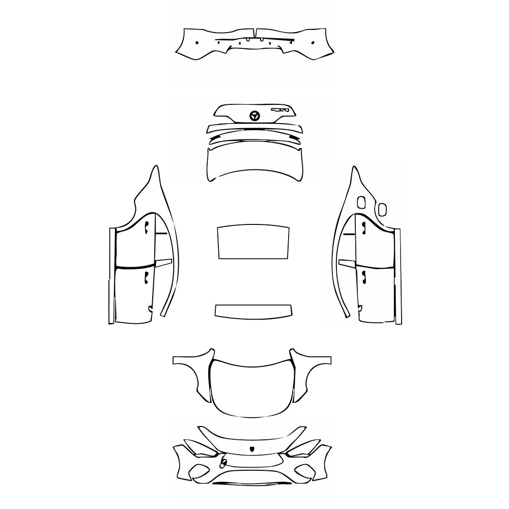 Pre-Cut PPF Mercedes-Benz CLA Coupe Base 2025 - PPF-Kits