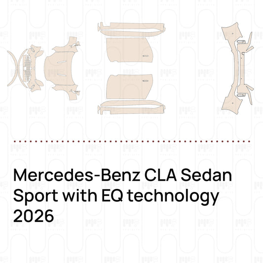 Voorgesneden PPF Mercedes-Benz CLA Sedan Sport with EQ technology 2026