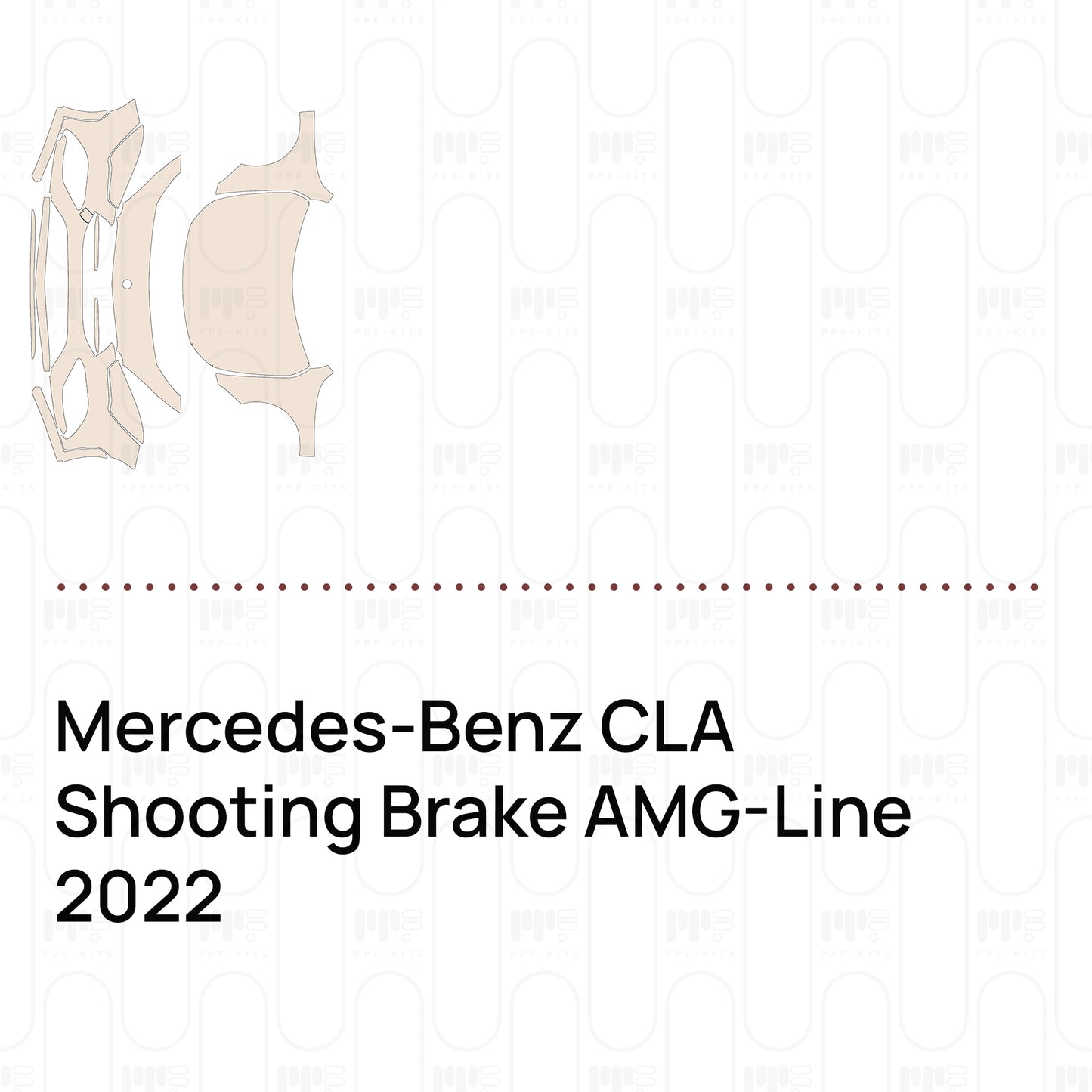 Voorgesneden PPF Mercedes-Benz CLA Shooting Brake AMG-Line 2022