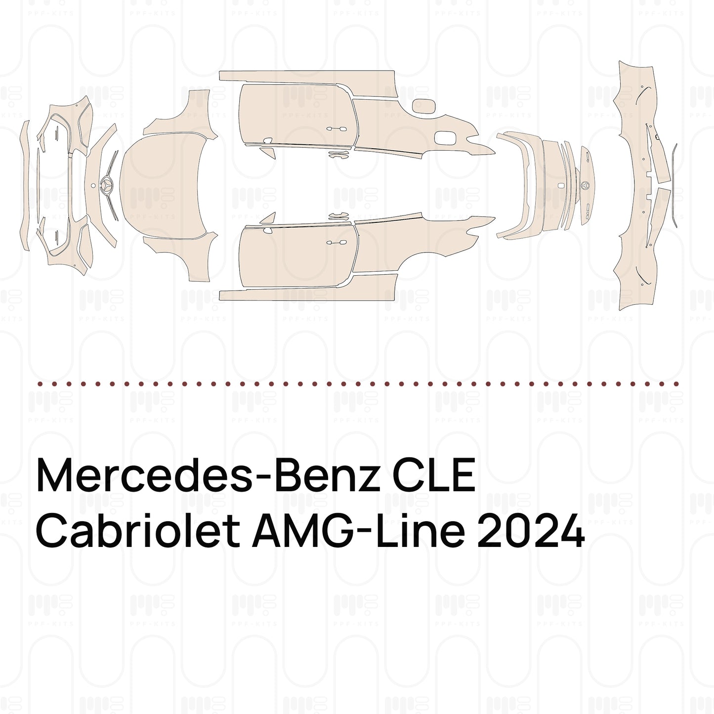 Voorgesneden PPF Mercedes-Benz CLE Cabriolet AMG-Line 2024