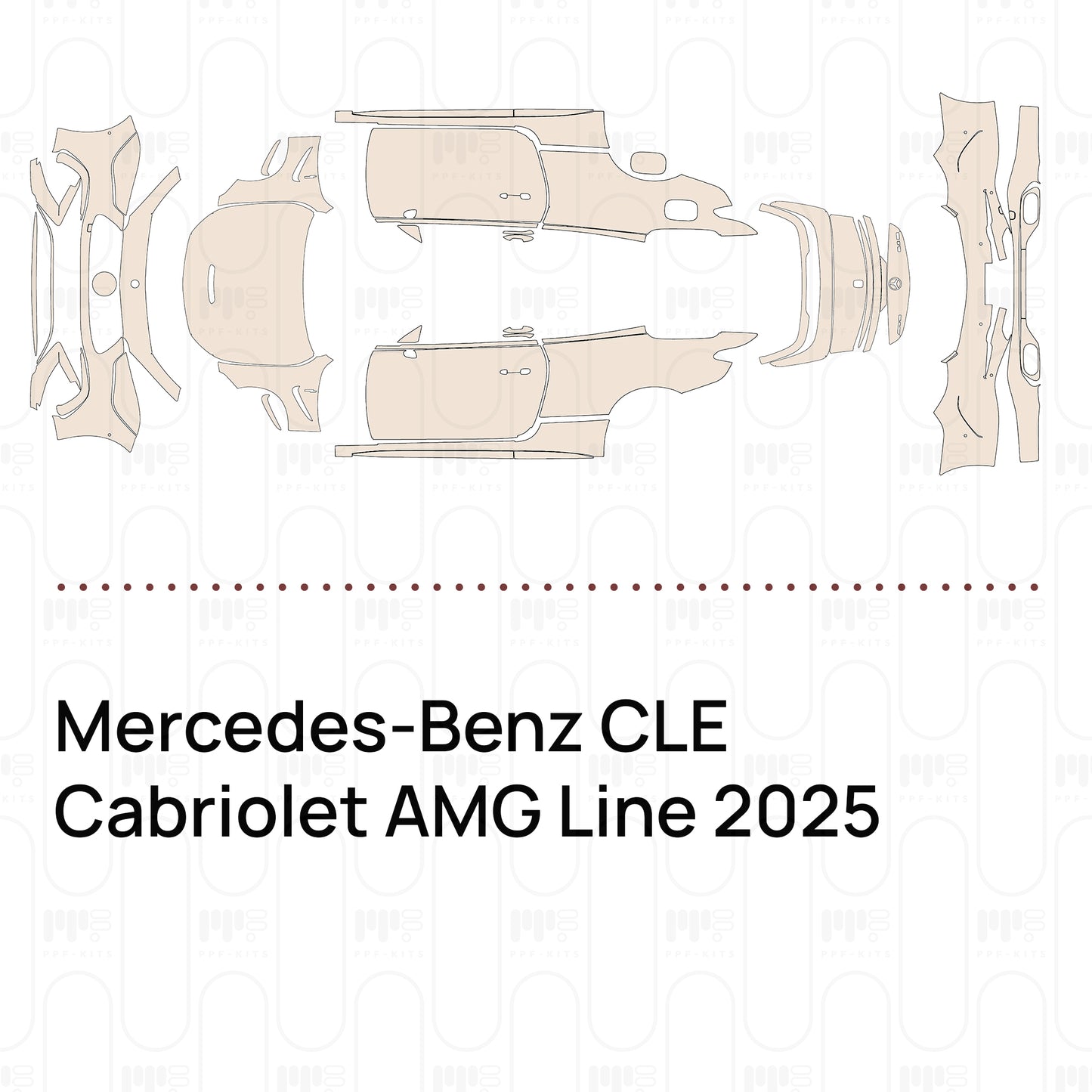 Voorgesneden PPF Mercedes-Benz CLE Cabriolet AMG Line 2025