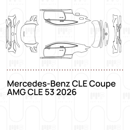 Voorgesneden PPF Mercedes-Benz CLE Coupe AMG CLE 53 2026
