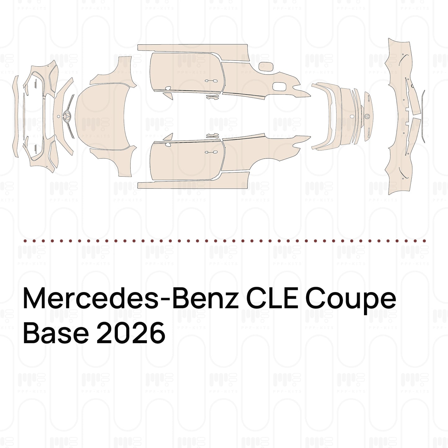 Voorgesneden PPF Mercedes-Benz CLE Coupe Base 2026