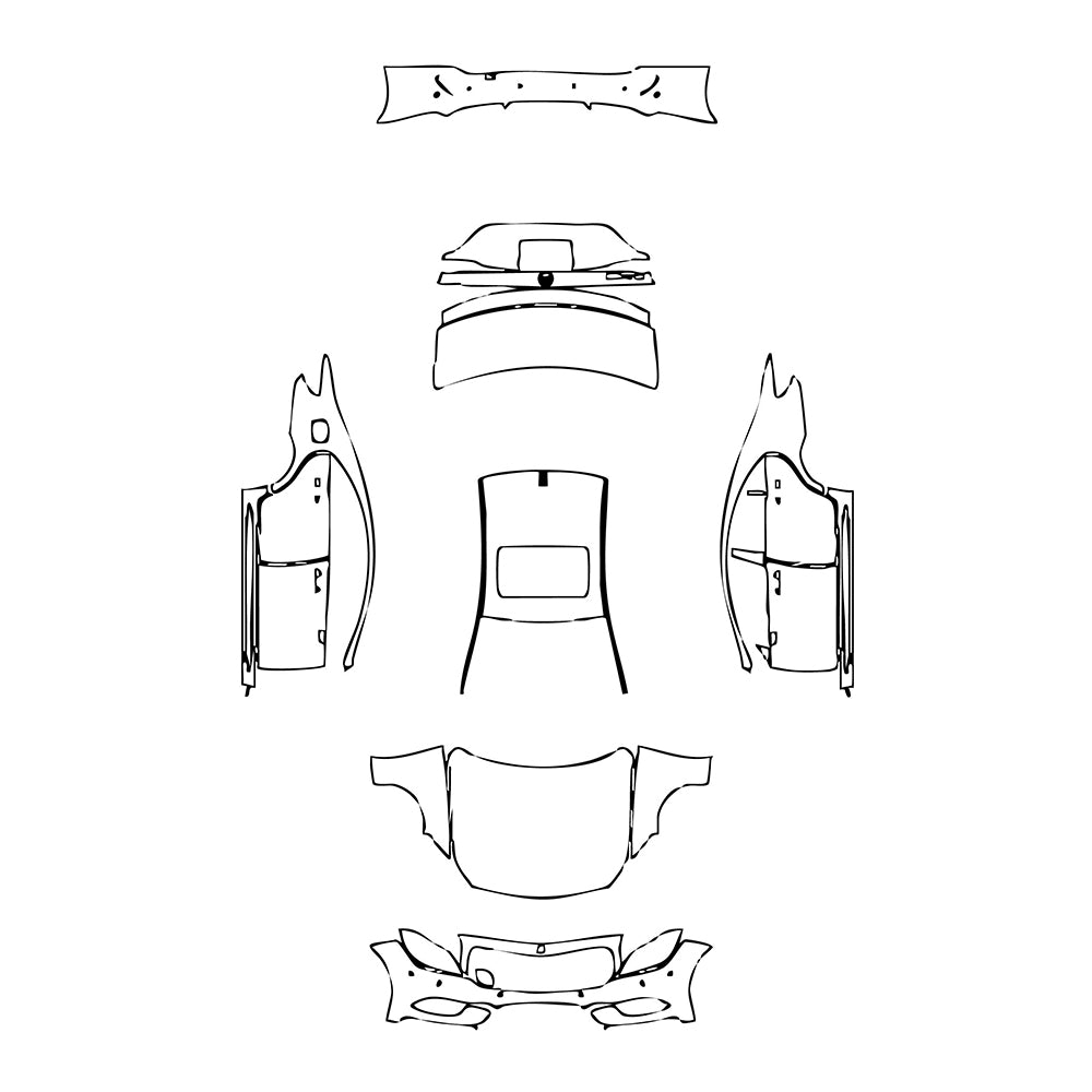 Pre-Cut PPF Mercedes-Benz CLS Sedan Amgline 2016 - PPF-Kits