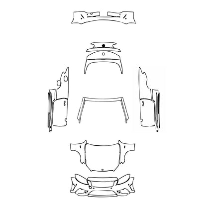 Pre-Cut PPF Mercedes-Benz C Class Cabriolet AMG C43 2020 - PPF-Kits