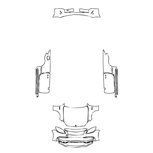 Pre-Cut PPF Mercedes-Benz C Class Cabriolet AMG C63 S 2018 - PPF-Kits