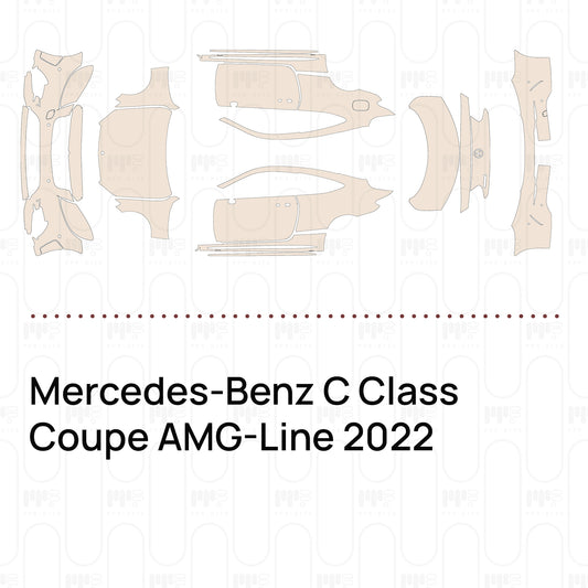 Voorgesneden PPF Mercedes-Benz C Class Coupe AMG-Line 2022