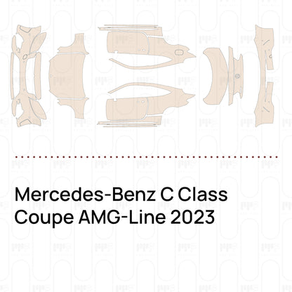 Voorgesneden PPF Mercedes-Benz C Class Coupe AMG-Line 2023