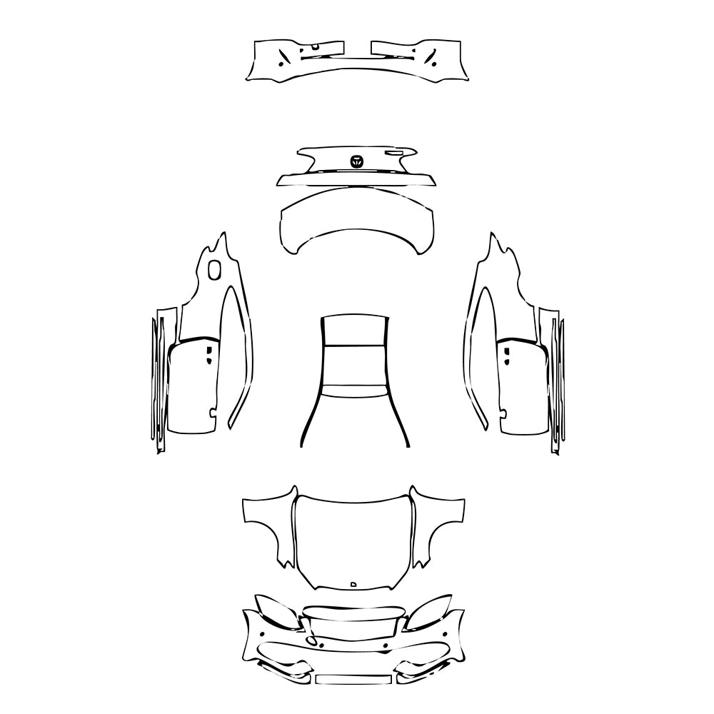 Pre-Cut PPF Mercedes-Benz C Class Coupe Sport 2018 - PPF-Kits