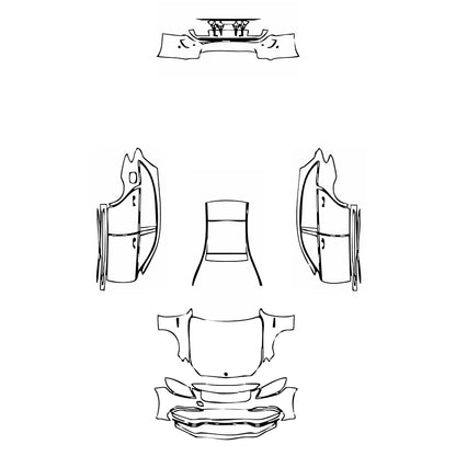 Pre-Cut PPF Mercedes-Benz C Class Estate AMG C63 2020 - PPF-Kits