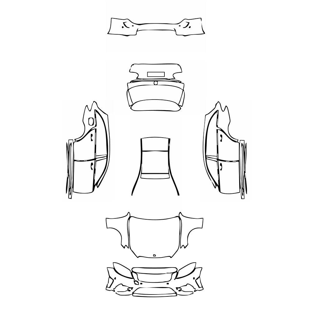 Pre-Cut PPF Mercedes-Benz C Class Estate AMG Line 2019 - PPF-Kits