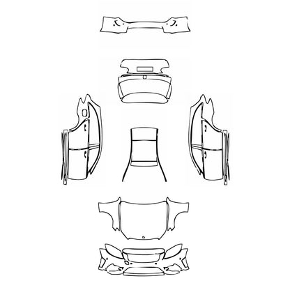 Pre-Cut PPF Mercedes-Benz C Class Estate AMG Line 2019 - PPF-Kits