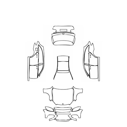 Pre-Cut PPF Mercedes-Benz C Class Estate Base 2017 - PPF-Kits