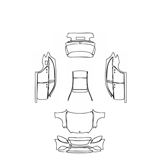 Pre-Cut PPF Mercedes-Benz C Class Estate Base 2020 - PPF-Kits