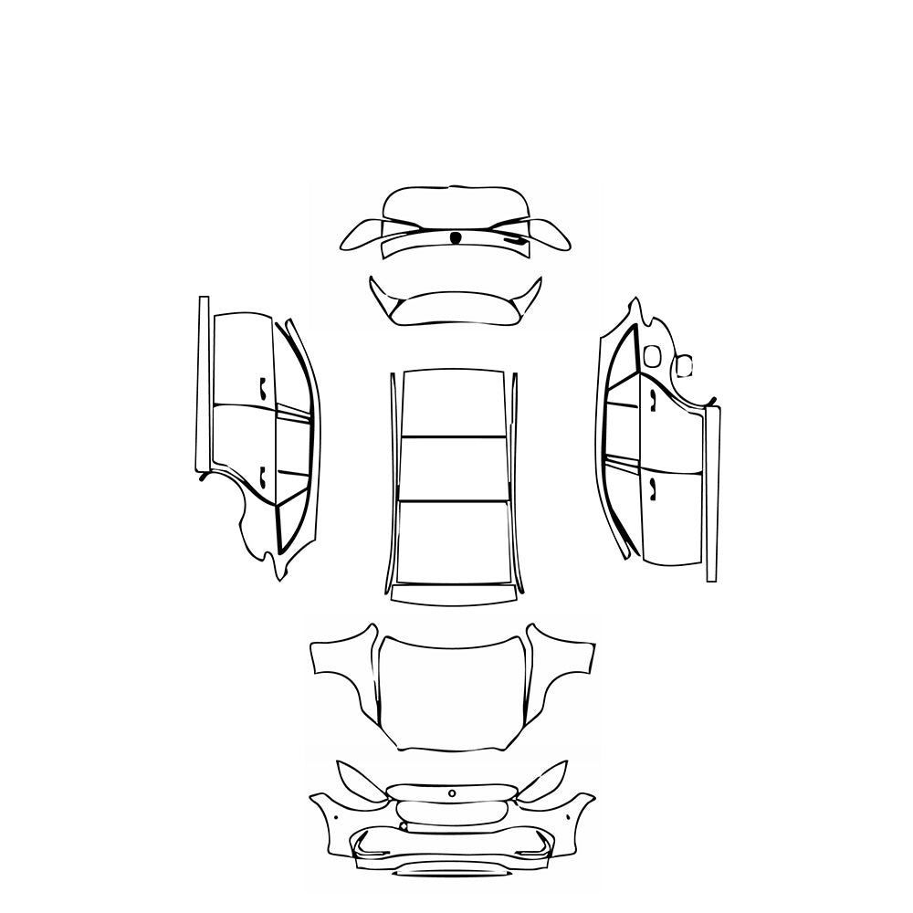 Pre-Cut PPF Mercedes-Benz C Class Estate Base 2023 - PPF-Kits
