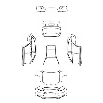 Pre-Cut PPF Mercedes-Benz C Class Estate Sport 2015 - PPF-Kits