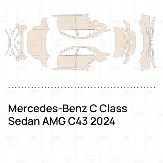 Voorgesneden PPF Mercedes-Benz C Class Sedan AMG C43 2024