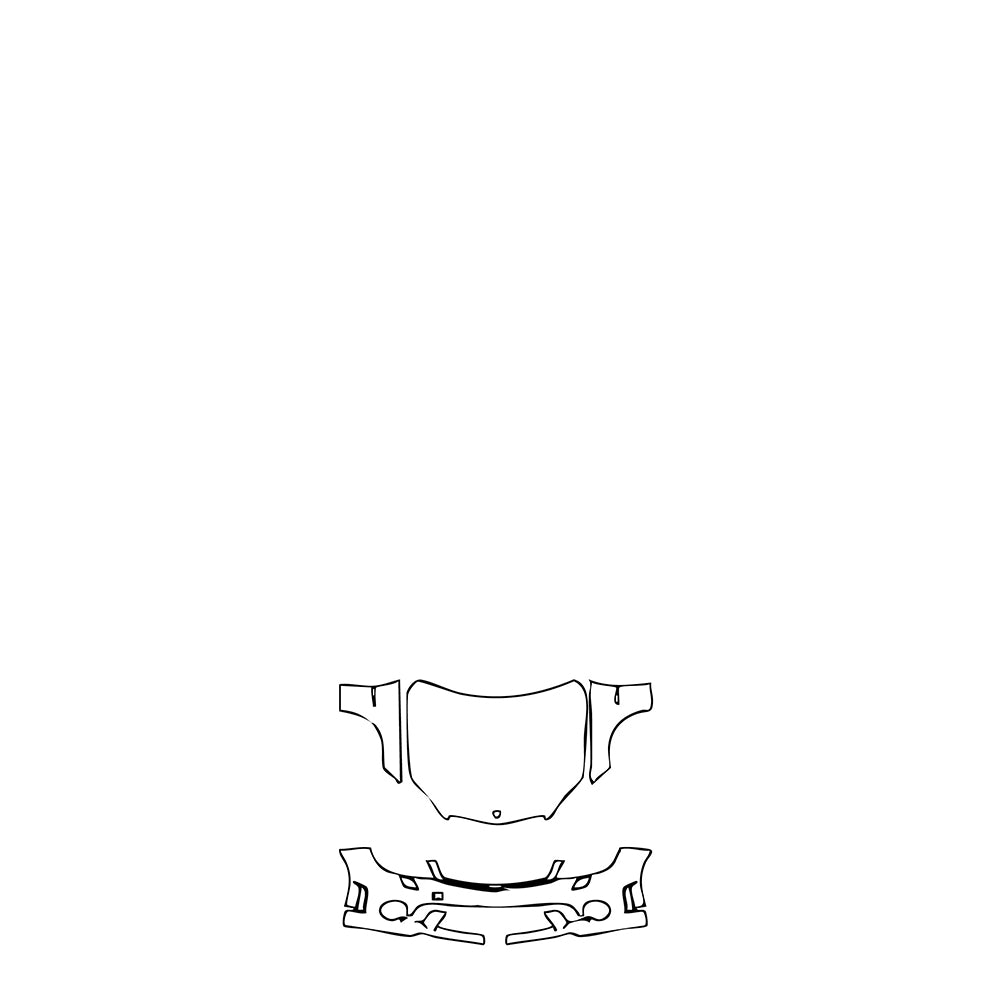 Pre-Cut PPF Mercedes-Benz C Class Sedan AMG C63 2008 - PPF-Kits