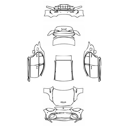 Pre-Cut PPF Mercedes-Benz C Class Sedan AMG C63 S e Performance 2024 - PPF-Kits