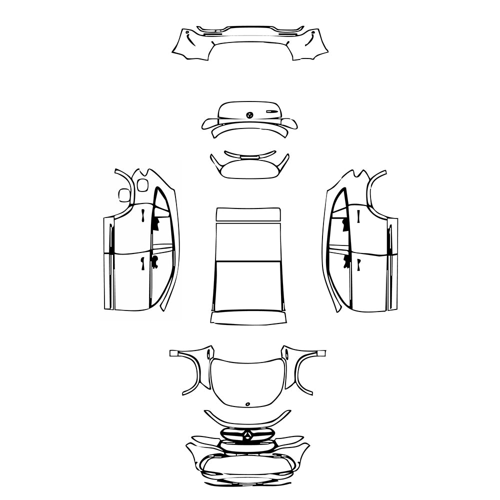 Pre-Cut PPF Mercedes-Benz EQA (CN) AMG Line 2022 - PPF-Kits