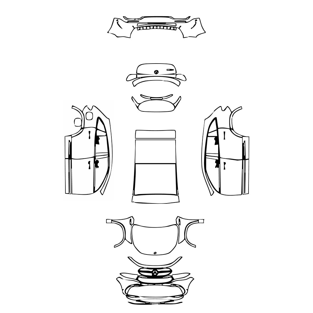 Pre-Cut PPF Mercedes-Benz EQA (US) AMG Line 2022 - PPF-Kits