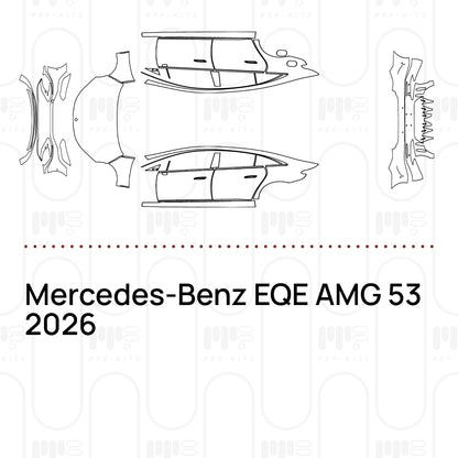 Voorgesneden PPF Mercedes-Benz EQE AMG 53 2026