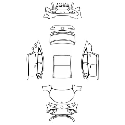 Pre-Cut PPF Mercedes-Benz EQE AMG Line 2025 - PPF-Kits