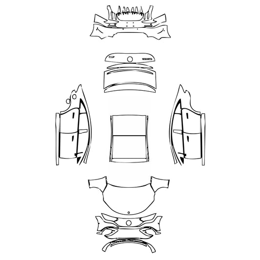 Pre-Cut PPF Mercedes-Benz EQE AMG Line 2025 - PPF-Kits