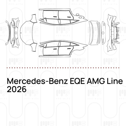 Voorgesneden PPF Mercedes-Benz EQE AMG Line 2026