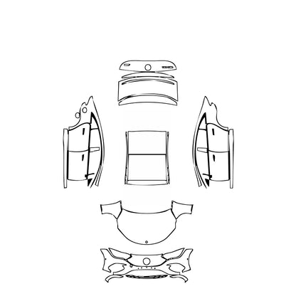 Pre-Cut PPF Mercedes-Benz EQE Luxury 2025 - PPF-Kits