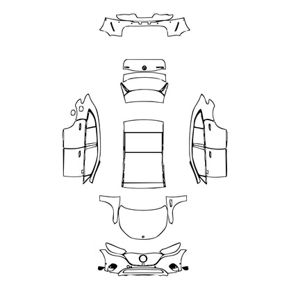 Pre-Cut PPF Mercedes-Benz EQE SUV Base 2025 - PPF-Kits