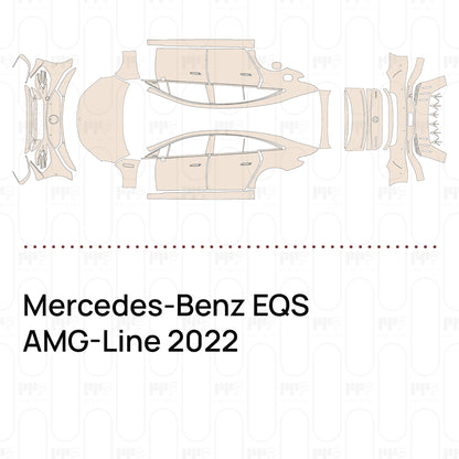 Voorgesneden PPF Mercedes-Benz EQS AMG-Line 2022