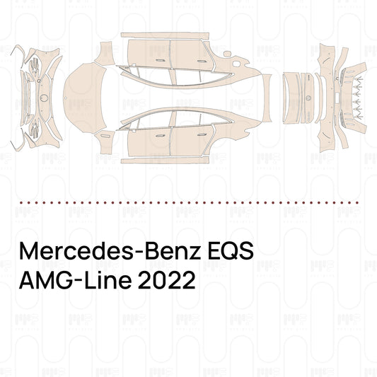 Voorgesneden PPF Mercedes-Benz EQS AMG-Line 2022