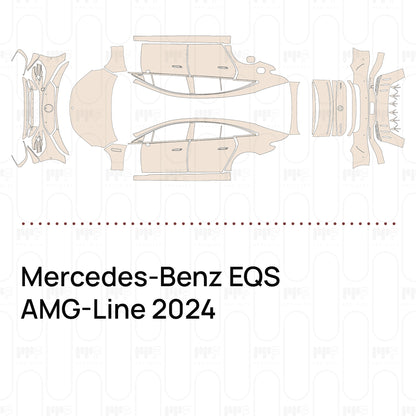 Voorgesneden PPF Mercedes-Benz EQS AMG-Line 2024