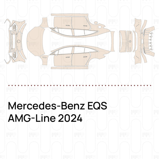 Voorgesneden PPF Mercedes-Benz EQS AMG-Line 2024
